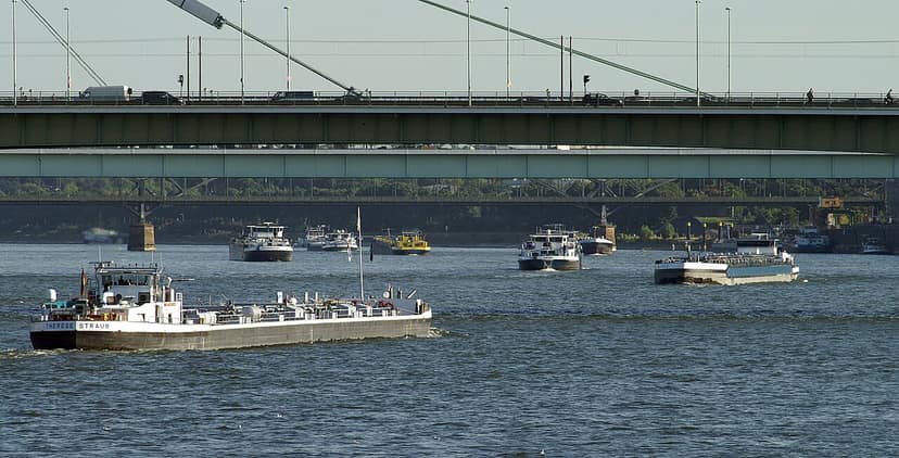Binnenschifffahrt warnt vor Zweiteilung des Rheins wegen Niedrigwassers