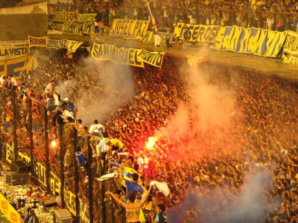 Boca Juniors takes on Deportivo Recoleta in the Copa Sudamericana